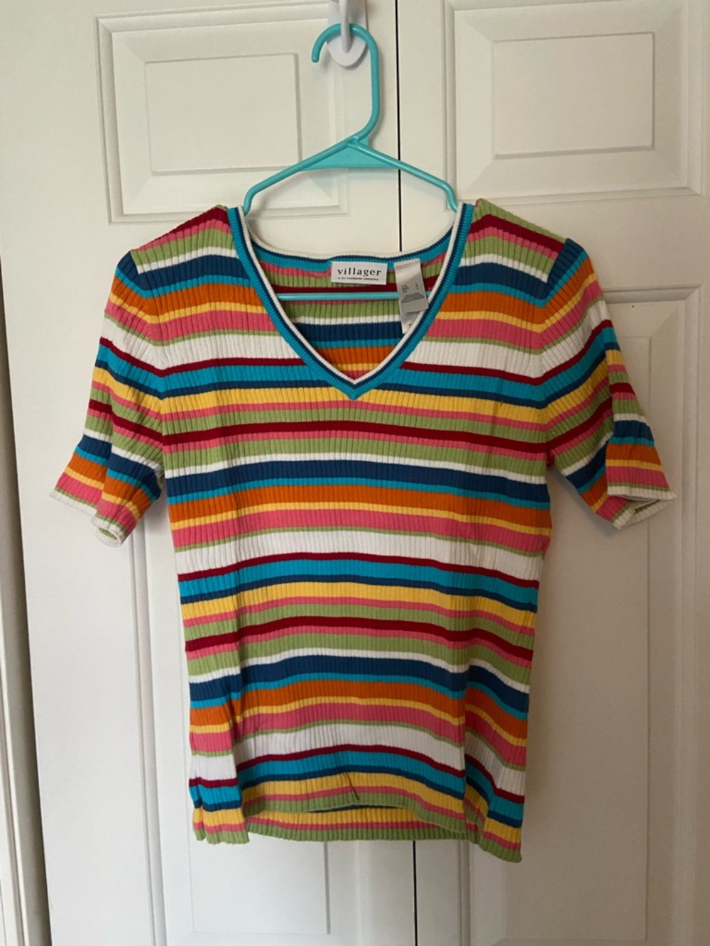 women’s villager liz claiborne 100% cotton t shirt